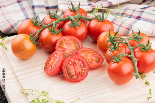 tomates selecionas diversos alta qualidade fundo branco