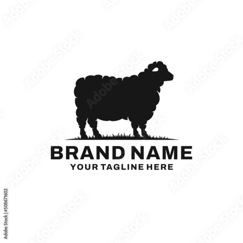 Sheep farm logo