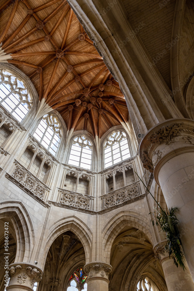 Voûtes en bois de l'Église de la Trinité de Falaise