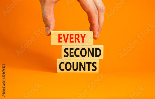 Tablou canvas Every second counts symbol