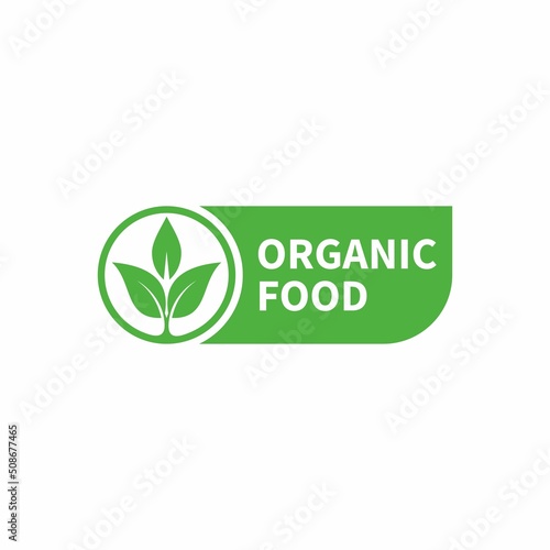 Organic food. Healthy food labels with lettering. Vegan food stickers. Organic food badge. Lettering Natural. Vector stock illustration.