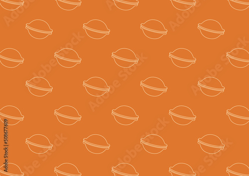 Dorayaki symbol pattern wallpaper. Dorayaki is a Japanese sweet. Dorayaki is a Japanese snack.