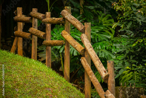 wooden fence