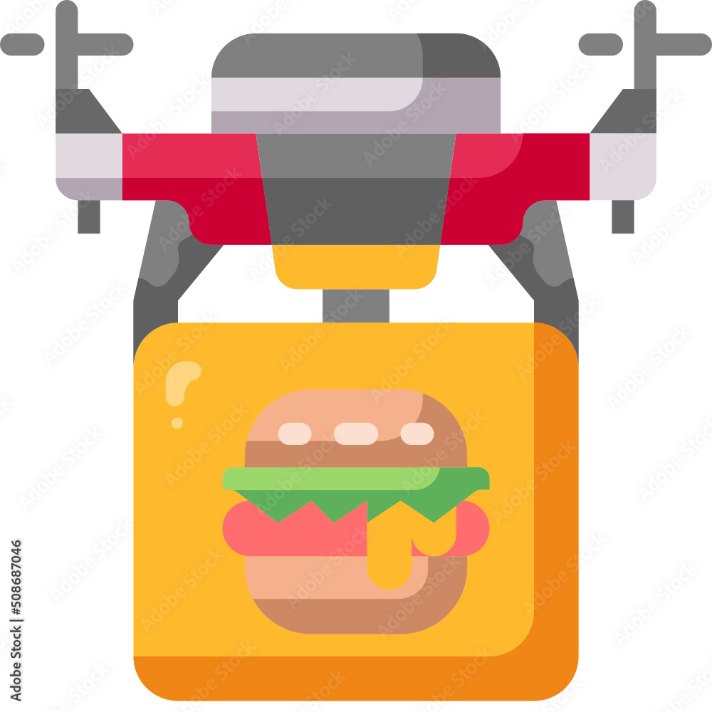 Fototapeta premium food delivery icon