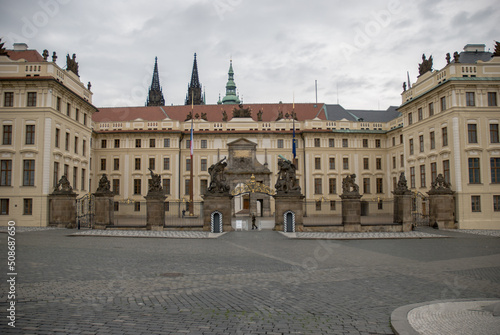 Prague castle entrance © pajus