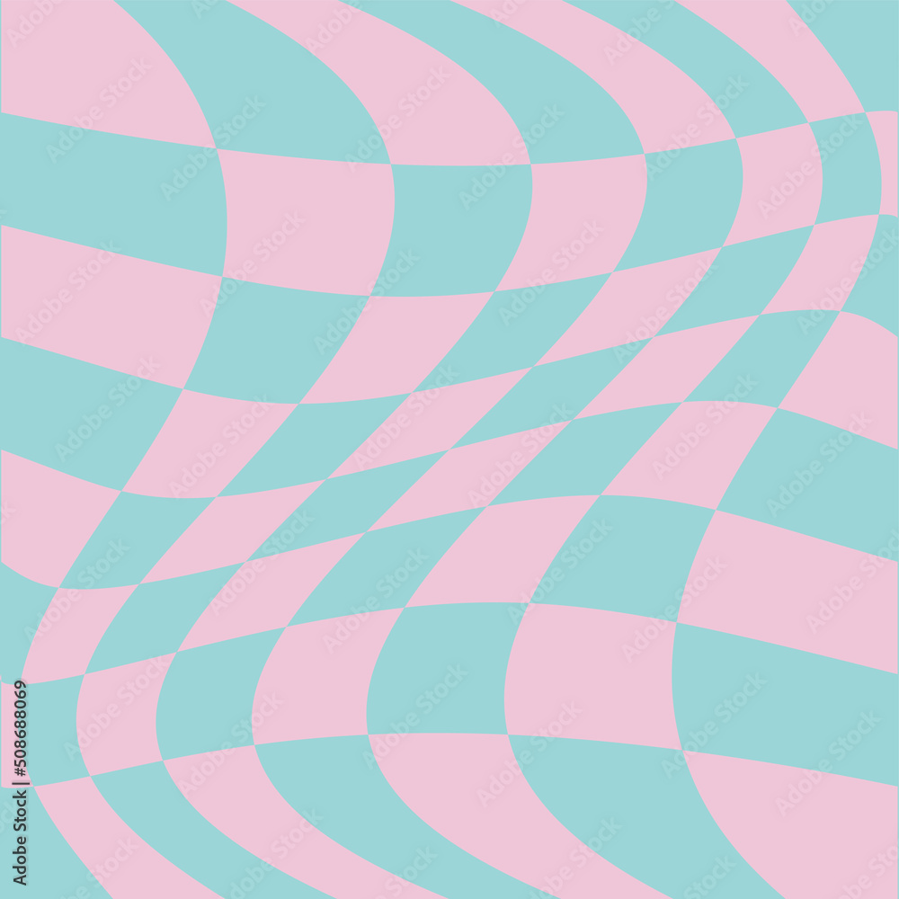 1970 Wavy Swirl Seamless Pattern in Orange and Pink Colors. Seventies Style, Groovy Background 1970 Wavy Swirl Seamless Pattern in Orange and Pink Colors. Seventies Style, Groovy Background
