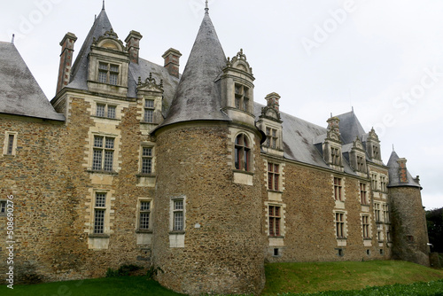 Castle of Châteaubriant in the Loire Atlantique department in France