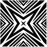 Abstract background with black and white mandala. Unique geometric vector swatch. Perfect for site backdrop, wrapping paper, wallpaper, textile and surface design. 