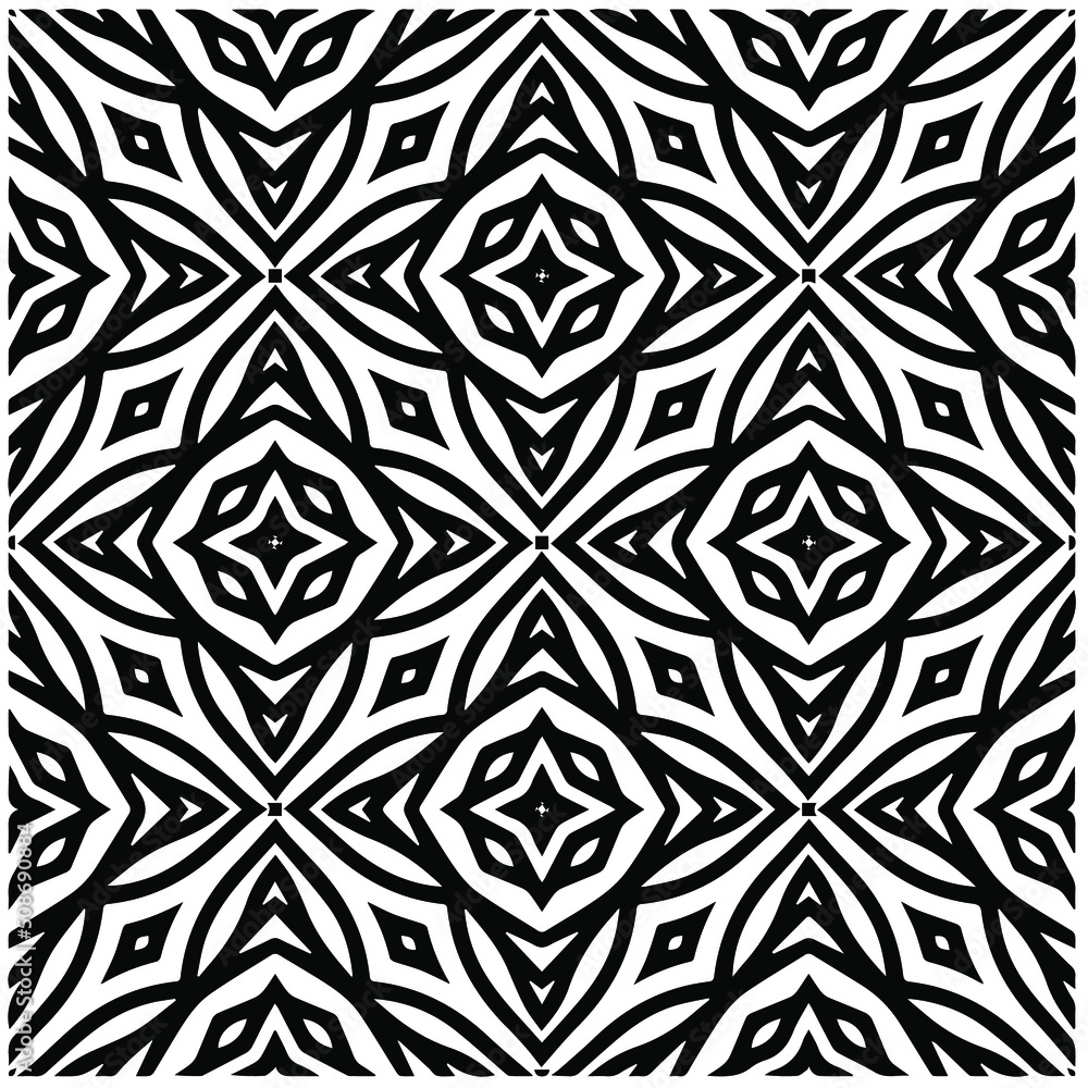 Abstract background with black and white pattern. Unique geometric vector swatch. Perfect for site backdrop, wrapping paper, wallpaper, textile and surface design. Abstract background with black and white pattern. Unique geometric vector swatch. Perfect for site backdrop, wrapping paper, wallpaper, textile and surface design.