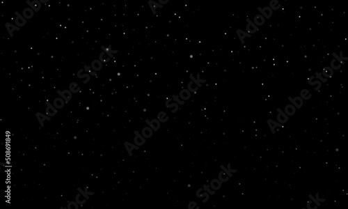 Stars on a night sky background