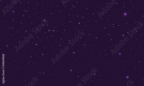 Stars on a night sky background