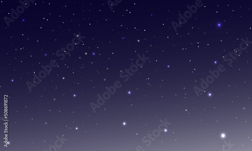 Stars on a night sky background © Mr. Pixel