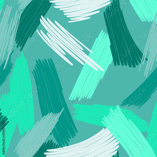 .Abstract pattern on colorful background. Multicolored doodles are drawn with a felt pen randomly. Suitable for fabric, packaging, wallpaper. Vector illustration.