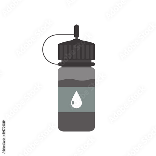 Refill liquid ecigarette. Electronic vape. Icon cartoon vector
