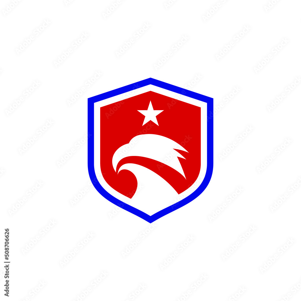 eagle shield logo design vector sign eagle shield logo design vector sign