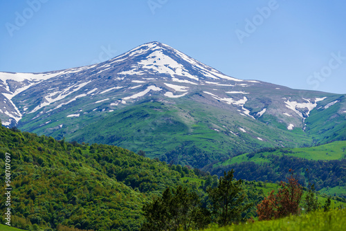 The top of Maymekh mountain in Armenia 