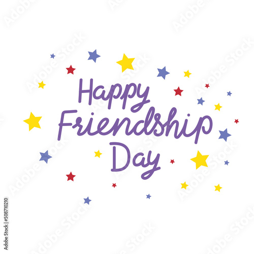 happy friends day starry
