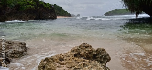 Indrayanti beach Wonosari Indonesia photo