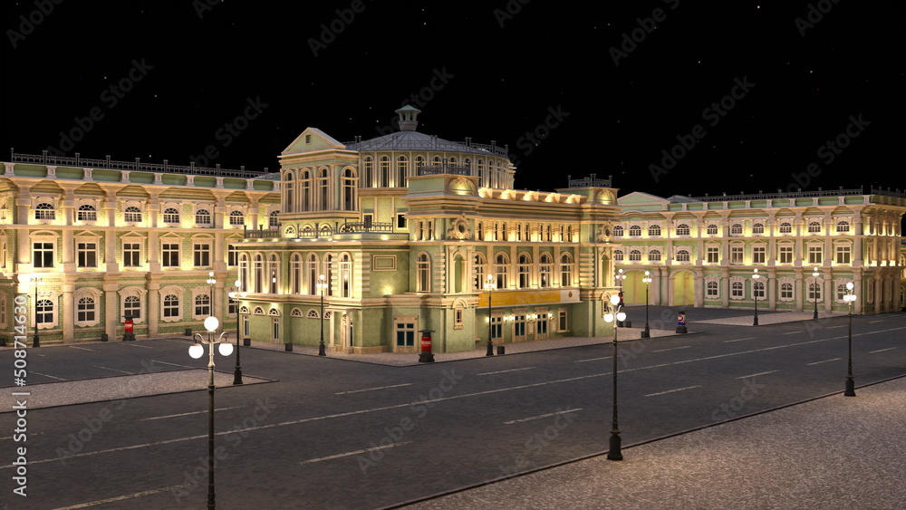 Fototapeta premium 市街地の風景