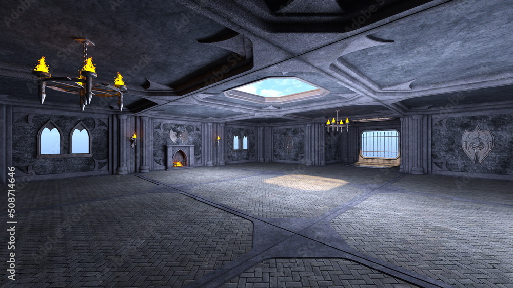 Fototapeta premium 宮殿の大広間