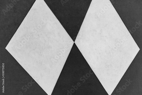 black and white background with shapes 