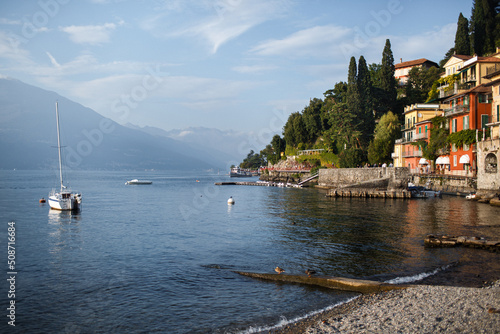 Landscape of the city on Lake Como © tsezarina