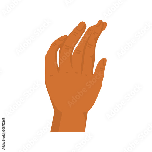 hand human touching