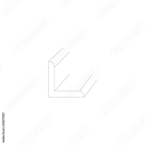 Steel product vector icon