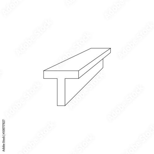 Steel product vector icon