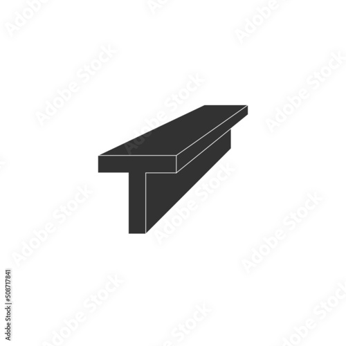 Steel product vector icon