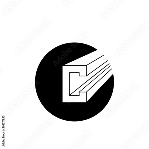 Steel product vector logo