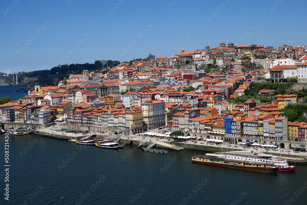 View of Porto (Portugal) from the River Douro
