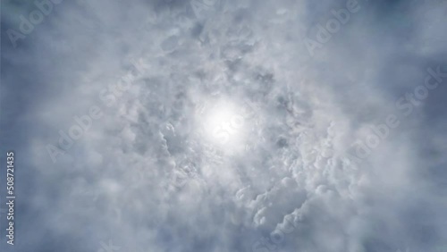 Cloud Tunnel showing light at the end of the tunnel during a near death experience