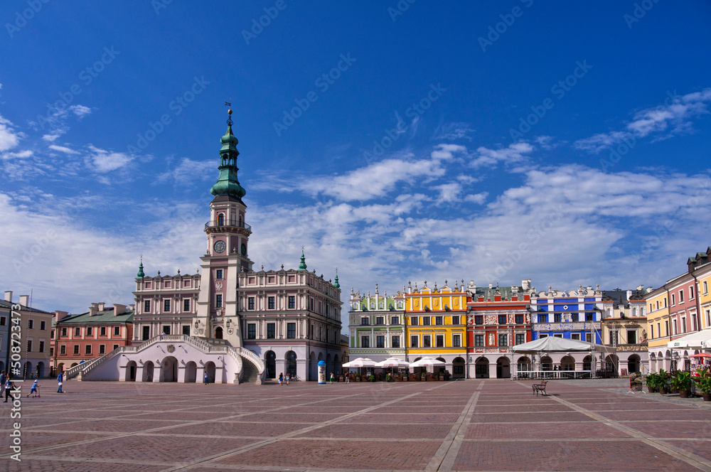 Naklejka premium town hall country