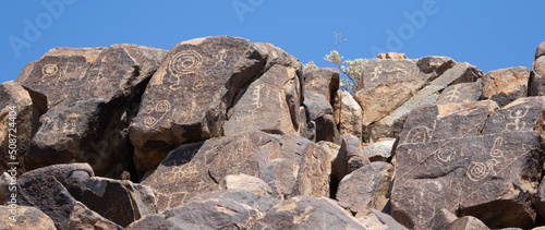 Hohokam Petroglyph in Arizona Deset