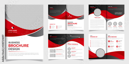 Professional and Creative Corporate Business Brochure Minimalist Design Print Template