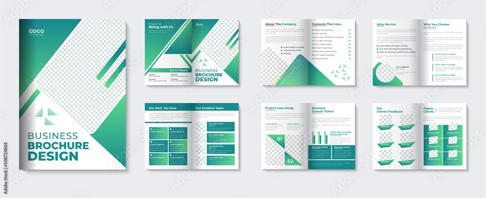 Business brochure template layout and leaflet company profile cover page design with catalogue Business brochure template layout and leaflet company profile cover page design with catalogue