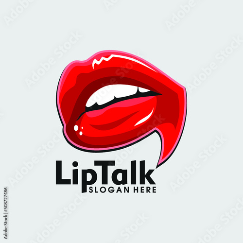 lips logo illustration for logo 