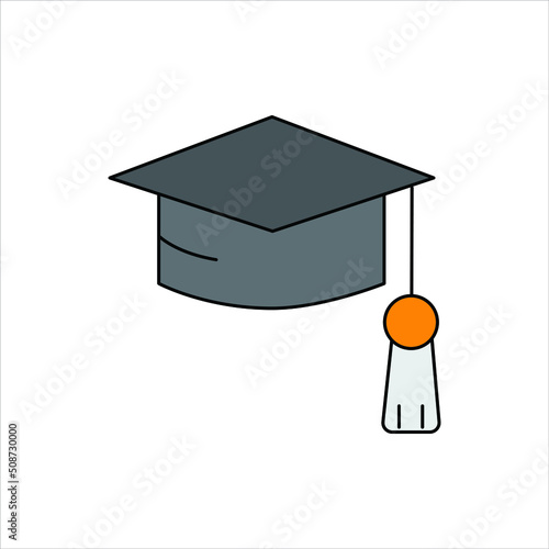 toga cap vector for website symbol icon presentation