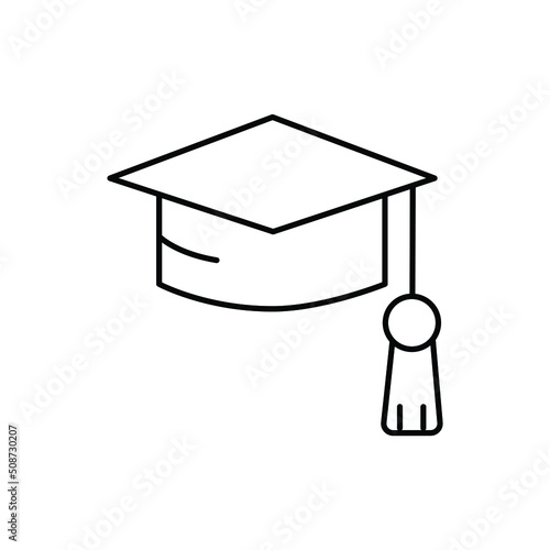 toga cap vector for website symbol icon presentation