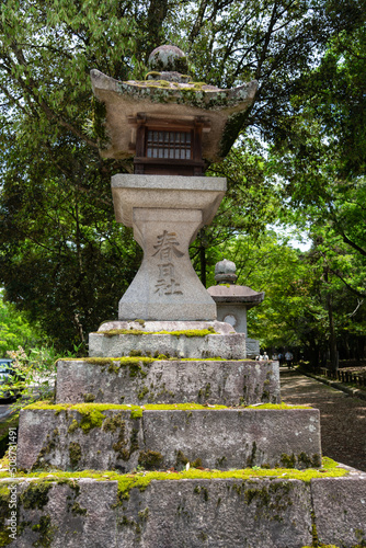 Stone monument in Nara Park