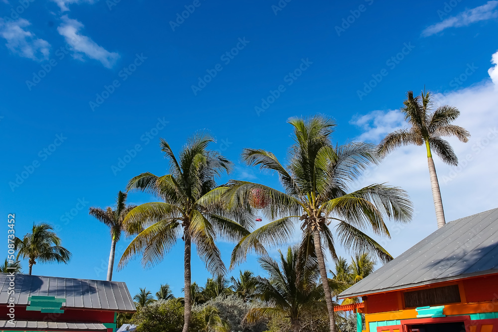 Obraz premium A view of Cococay island at Caribbean sea