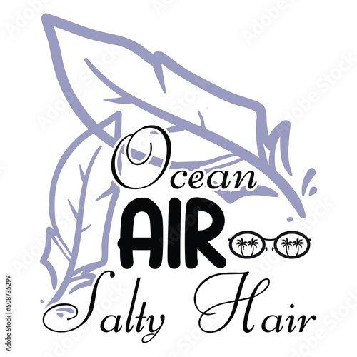 ocean air salty hair