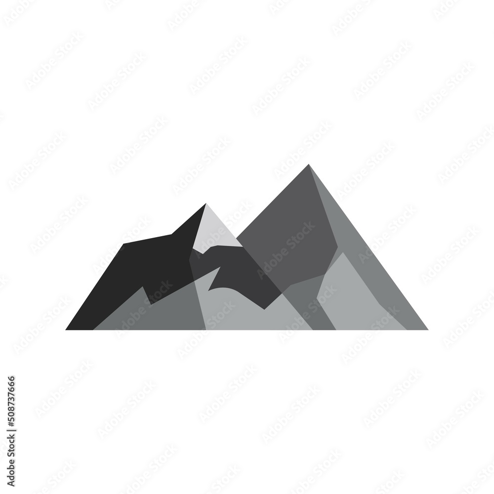 Mountain icon Logo Template Vector illustration design Mountain icon Logo Template Vector illustration design