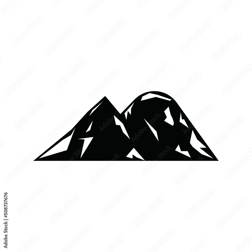 Mountain icon Logo Template Vector illustration design Mountain icon Logo Template Vector illustration design