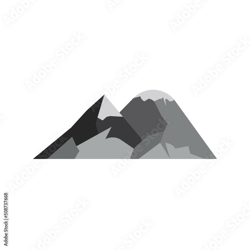 Mountain icon Logo Template Vector illustration design