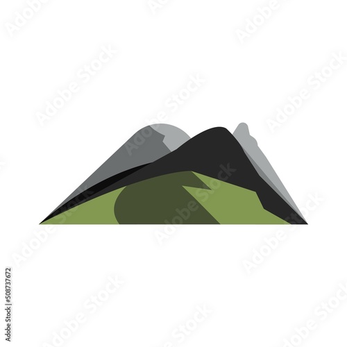 Mountain icon Logo Template Vector illustration design