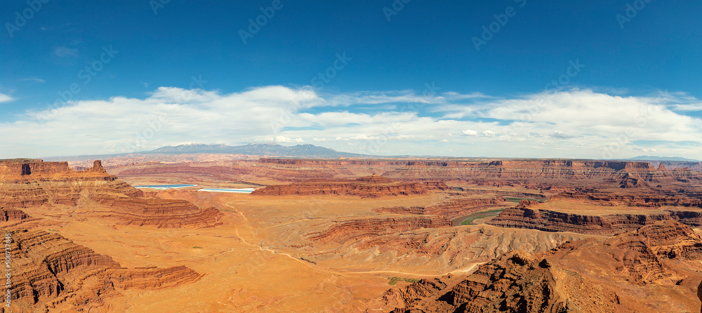scenic view to landscape in Arches national park