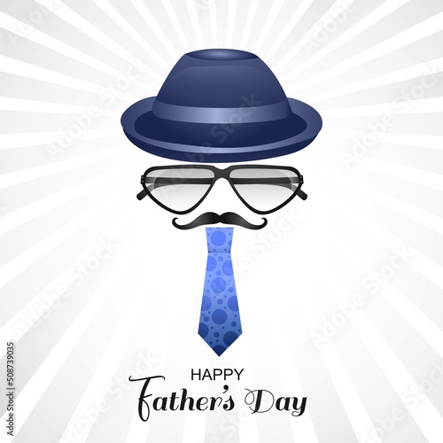 Happy fathers day wishes greeting card background