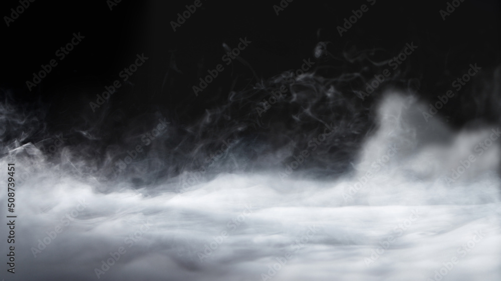Premium Photo  Texture of steam on a black background